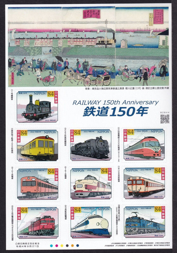 JP2022-38 Japan Railway 100th Anniversary