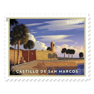 US #5554 US New Issue 2021 Castillo de San Marcos $7.95 Priority Stamp